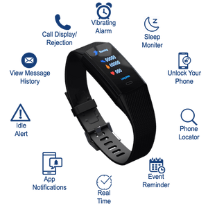 KoreTrak Smartwatch - Fitness Tracker + Activity Tracker + Sleep Monitor